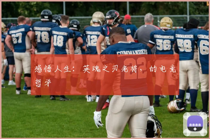 感悟人生:英魂之刃老将,的电竞哲学